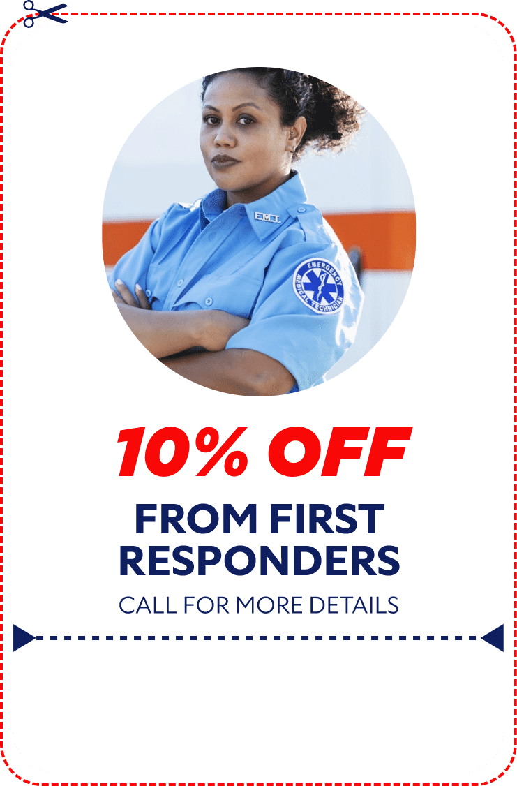 10 % OFF From First Responders